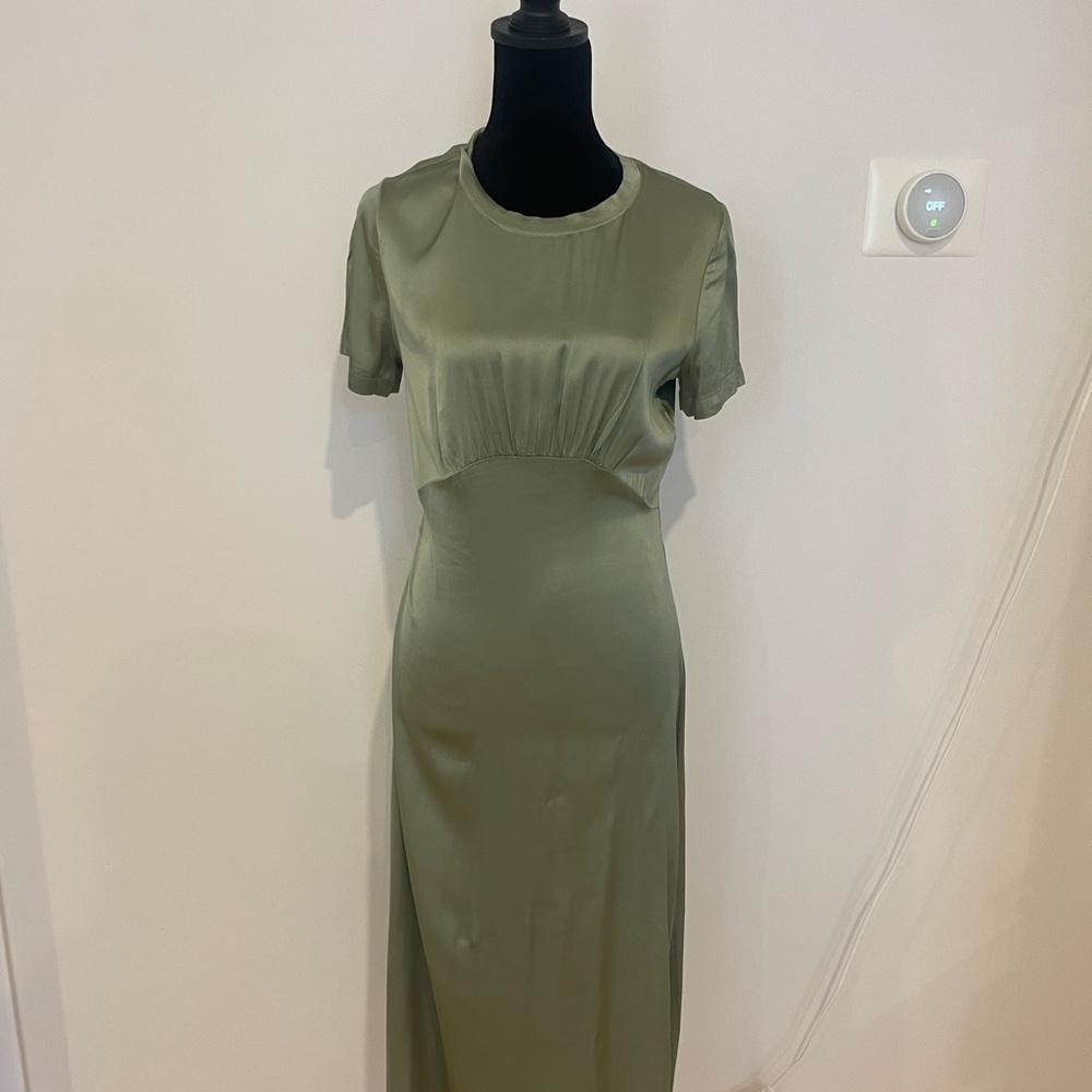 Susy mix silk dress, small. NWOT
